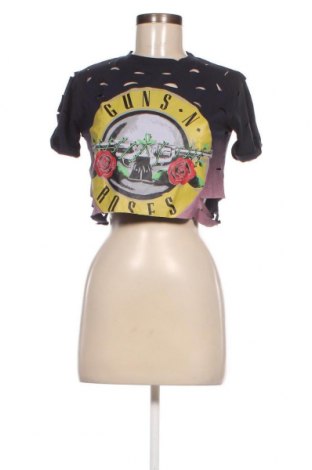 Дамска блуза Guns N' Roses, Размер M, Цвят Син, Цена 9,60 лв.