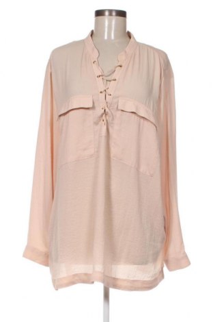 Дамска блуза H&M, Размер 4XL, Цвят Бежов, Цена 16,72 лв.