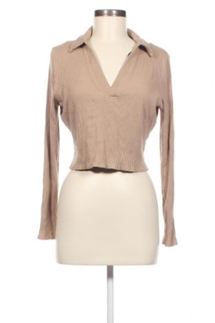 Дамска блуза H&M, Размер L, Цвят Бежов, Цена 4,75 лв.