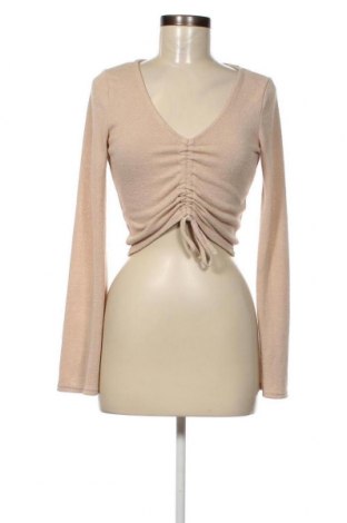 Дамска блуза H&M Divided, Размер XS, Цвят Кафяв, Цена 4,37 лв.