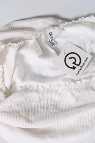 Дамска блуза H&M Divided, Размер L, Цвят Бял, Цена 5,70 лв.