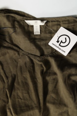 Дамска блуза H&M L.O.G.G., Размер S, Цвят Зелен, Цена 4,37 лв.