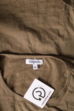 Дамска блуза Impuls, Размер M, Цвят Зелен, Цена 5,70 лв.