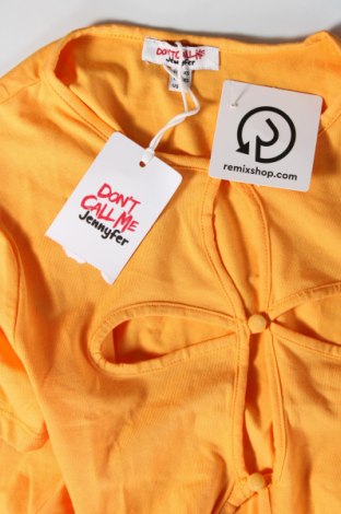 Дамска блуза Jennyfer, Размер XS, Цвят Оранжев, Цена 8,06 лв.