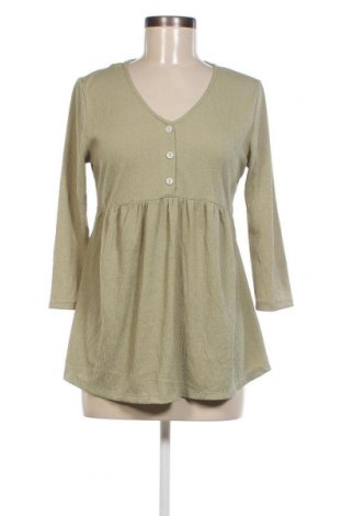 Дамска блуза Kiabi, Размер M, Цвят Зелен, Цена 4,37 лв.