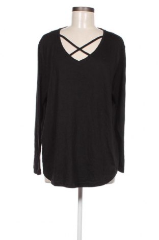 Γυναικεία μπλούζα Laura Torelli, Μέγεθος XXL, Χρώμα Μαύρο, Τιμή 6,70 €