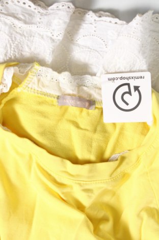 Дамска блуза Made With Love, Размер M, Цвят Жълт, Цена 13,10 лв.