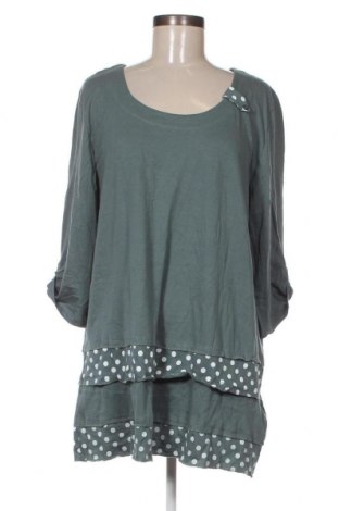 Γυναικεία μπλούζα Mia Moda, Μέγεθος XL, Χρώμα Πράσινο, Τιμή 9,65 €