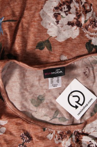 Γυναικεία μπλούζα Mia Moda, Μέγεθος 5XL, Χρώμα Καφέ, Τιμή 14,85 €