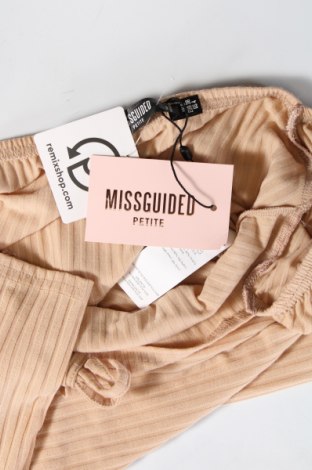 Γυναικεία μπλούζα Missguided, Μέγεθος S, Χρώμα  Μπέζ, Τιμή 4,63 €