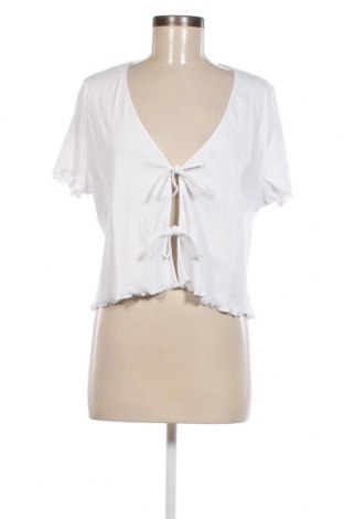 Γυναικεία μπλούζα Monki, Μέγεθος XL, Χρώμα Λευκό, Τιμή 8,12 €
