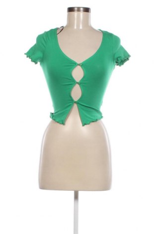 Дамска блуза Monki, Размер XXS, Цвят Зелен, Цена 17,85 лв.