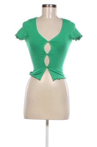 Дамска блуза Monki, Размер XS, Цвят Зелен, Цена 17,85 лв.