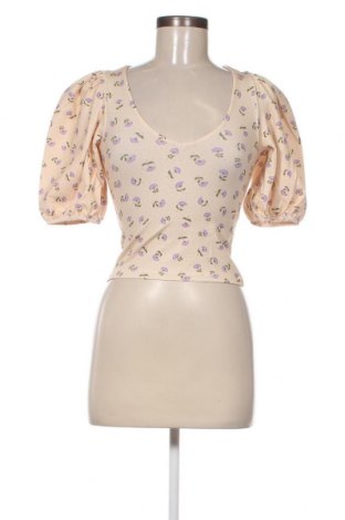 Γυναικεία μπλούζα Monki, Μέγεθος XS, Χρώμα  Μπέζ, Τιμή 1,62 €