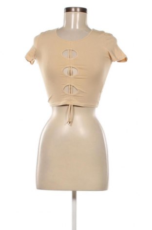 Γυναικεία μπλούζα Monki, Μέγεθος XXS, Χρώμα  Μπέζ, Τιμή 3,90 €