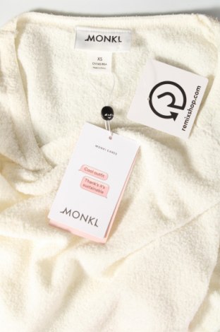Γυναικεία μπλούζα Monki, Μέγεθος XS, Χρώμα Εκρού, Τιμή 3,89 €