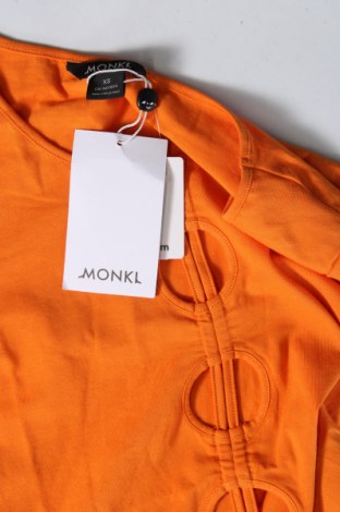 Γυναικεία μπλούζα Monki, Μέγεθος XS, Χρώμα Πορτοκαλί, Τιμή 4,76 €