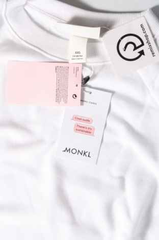 Дамска блуза Monki, Размер XXS, Цвят Бял, Цена 9,62 лв.
