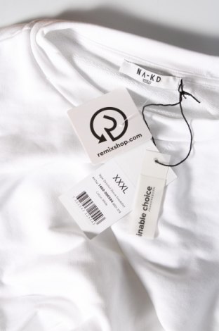 Γυναικεία μπλούζα NA-KD, Μέγεθος 3XL, Χρώμα Λευκό, Τιμή 37,11 €