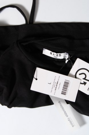 Дамска блуза NA-KD, Размер L, Цвят Черен, Цена 10,80 лв.
