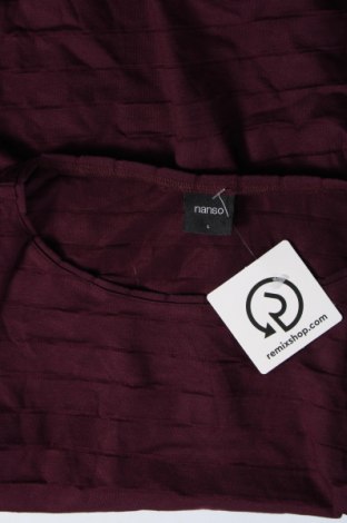 Γυναικεία μπλούζα Nanso, Μέγεθος L, Χρώμα Βιολετί, Τιμή 2,82 €