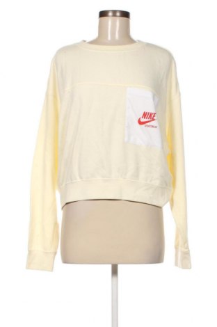 Дамска блуза Nike, Размер L, Цвят Екрю, Цена 29,58 лв.