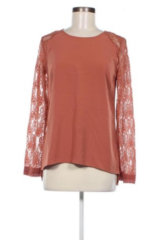 Дамска блуза Object, Размер M, Цвят Кафяв, Цена 5,76 лв.