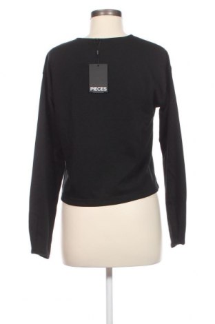Γυναικεία μπλούζα Pieces, Μέγεθος M, Χρώμα Μαύρο, Τιμή 3,71 €
