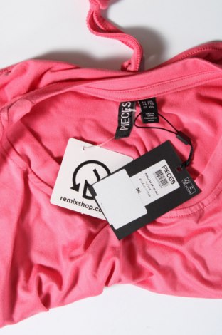 Дамска блуза Pieces, Размер XXL, Цвят Розов, Цена 10,00 лв.