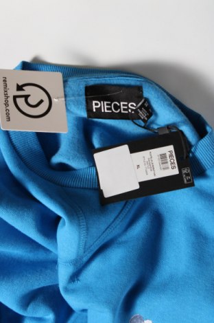 Дамска блуза Pieces, Размер XL, Цвят Син, Цена 40,00 лв.