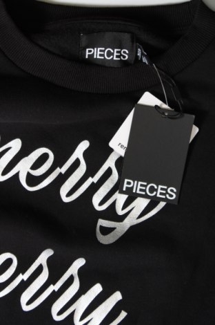 Γυναικεία μπλούζα Pieces, Μέγεθος M, Χρώμα Μαύρο, Τιμή 4,33 €