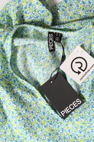 Дамска блуза Pieces, Размер M, Цвят Многоцветен, Цена 10,40 лв.