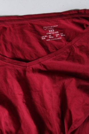 Γυναικεία μπλούζα Primark, Μέγεθος XXS, Χρώμα Κόκκινο, Τιμή 2,47 €