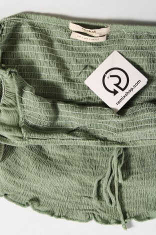 Γυναικεία μπλούζα Pull&Bear, Μέγεθος S, Χρώμα Πράσινο, Τιμή 9,72 €