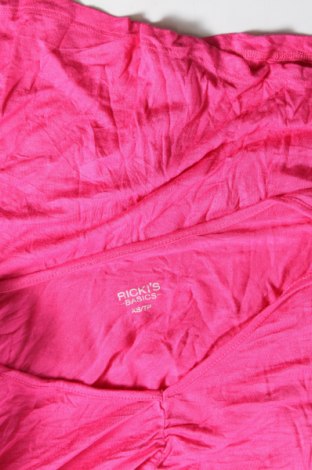 Γυναικεία μπλούζα Ricki's, Μέγεθος XS, Χρώμα Ρόζ , Τιμή 1,75 €