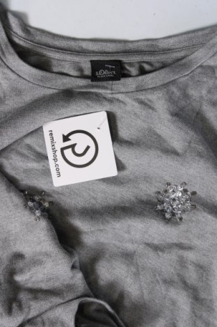 Γυναικεία μπλούζα S.Oliver Black Label, Μέγεθος XS, Χρώμα Γκρί, Τιμή 2,94 €