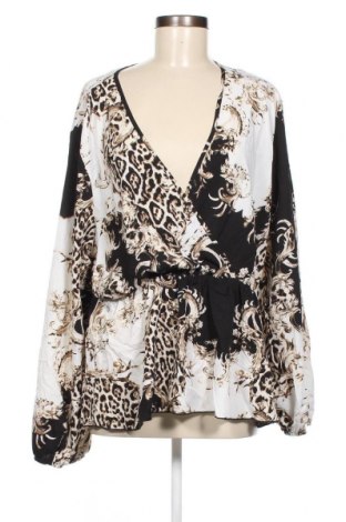Дамска блуза SHEIN, Размер 3XL, Цвят Многоцветен, Цена 7,79 лв.