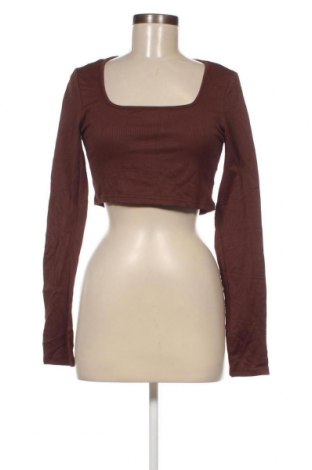 Дамска блуза SHEIN, Размер M, Цвят Кафяв, Цена 4,56 лв.