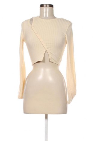 Γυναικεία μπλούζα SHEIN, Μέγεθος XS, Χρώμα  Μπέζ, Τιμή 2,00 €