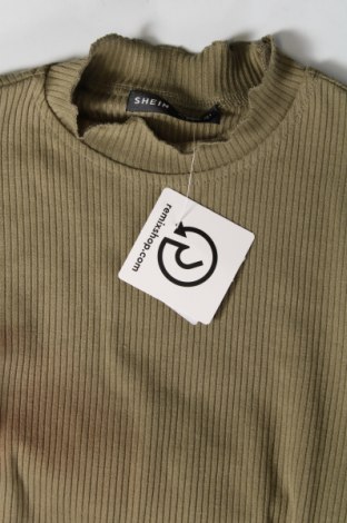 Γυναικεία μπλούζα SHEIN, Μέγεθος S, Χρώμα Πράσινο, Τιμή 2,59 €