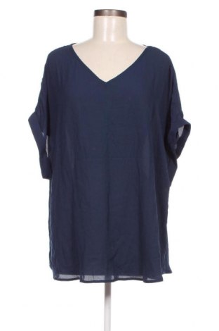 Дамска блуза SHEIN, Размер 4XL, Цвят Син, Цена 18,05 лв.