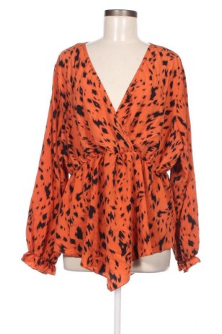 Дамска блуза SHEIN, Размер 3XL, Цвят Оранжев, Цена 11,40 лв.