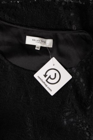 Γυναικεία μπλούζα Selected Femme, Μέγεθος XS, Χρώμα Μαύρο, Τιμή 11,58 €