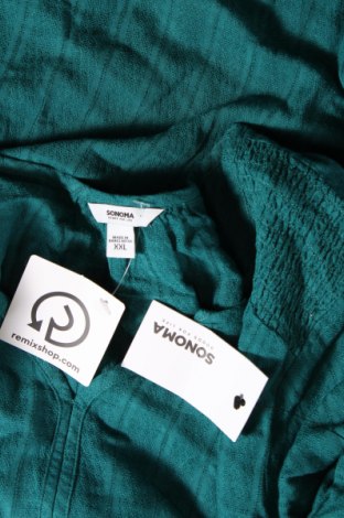 Γυναικεία μπλούζα Sonoma, Μέγεθος XXL, Χρώμα Πράσινο, Τιμή 19,18 €