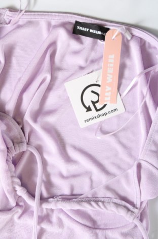 Γυναικεία μπλούζα Tally Weijl, Μέγεθος XS, Χρώμα Βιολετί, Τιμή 3,84 €
