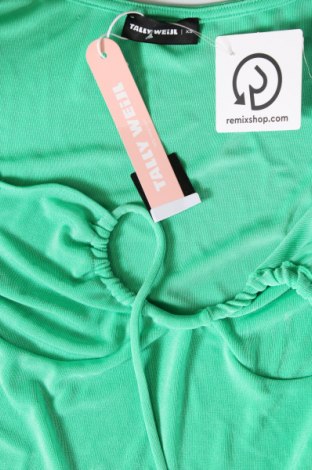Дамска блуза Tally Weijl, Размер XS, Цвят Зелен, Цена 7,75 лв.