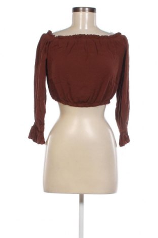 Дамска блуза VILA, Размер M, Цвят Кафяв, Цена 7,60 лв.