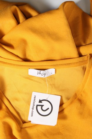 Дамска блуза Vila Joy, Размер L, Цвят Жълт, Цена 5,28 лв.