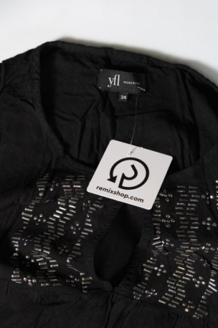 Γυναικεία μπλούζα Yfl Reserved, Μέγεθος XS, Χρώμα Μαύρο, Τιμή 3,40 €