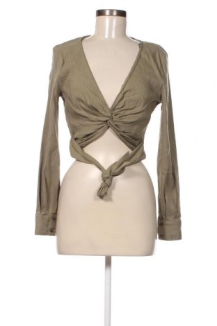 Дамска блуза Zara, Размер M, Цвят Зелен, Цена 15,70 лв.